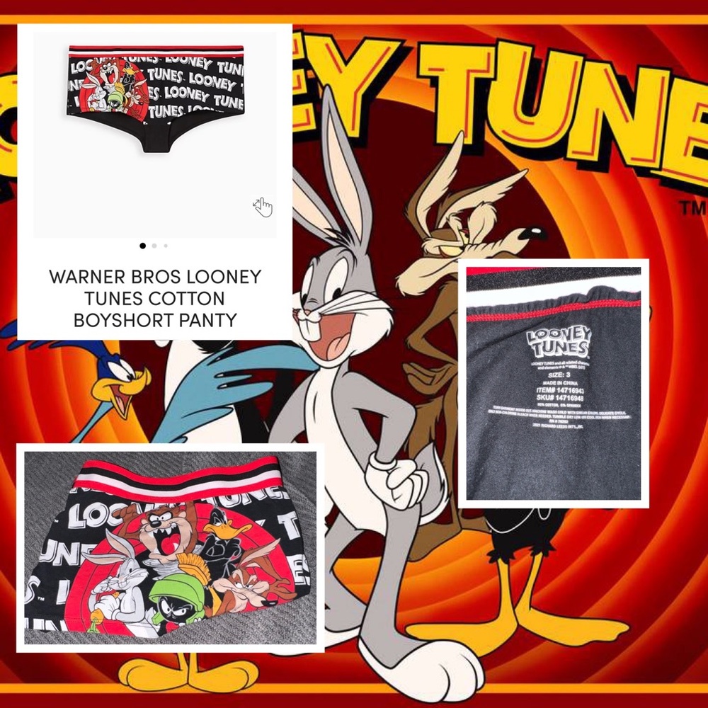 NWOT Torrid Boyshort Panties Underwear Warner Brothers Looney Tunes